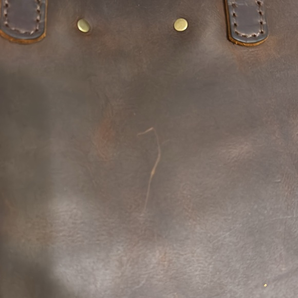 Make a reasonable offer Portland Leather Company mini crossbody tote in Canyon. - Picture 5 of 12